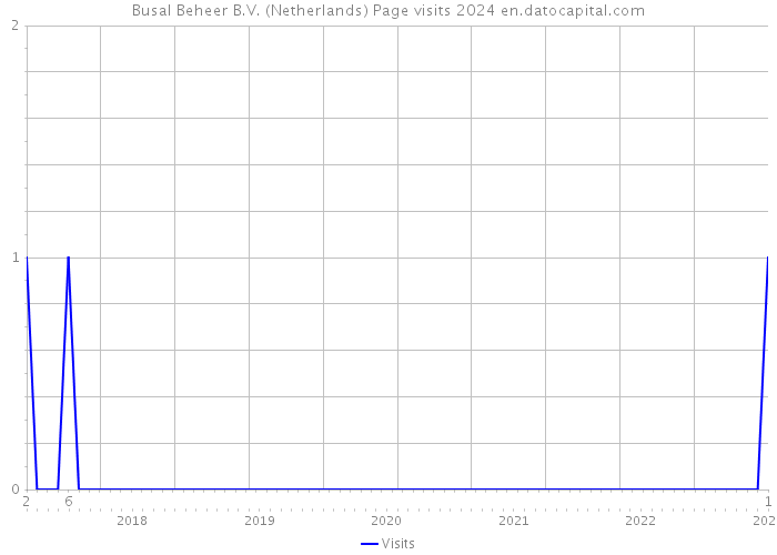 Busal Beheer B.V. (Netherlands) Page visits 2024 