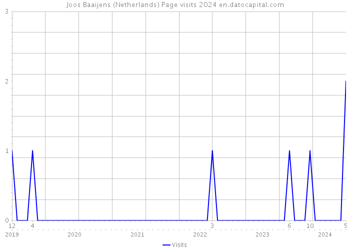 Joos Baaijens (Netherlands) Page visits 2024 