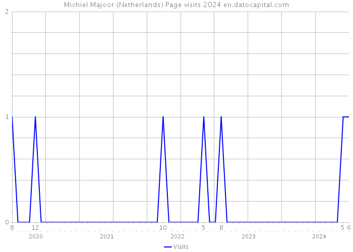 Michiel Majoor (Netherlands) Page visits 2024 