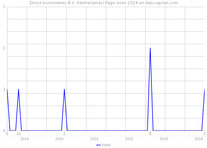 Direct Investments B.V. (Netherlands) Page visits 2024 