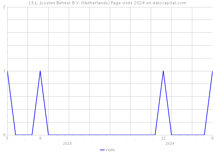J.S.L. Joosten Beheer B.V. (Netherlands) Page visits 2024 