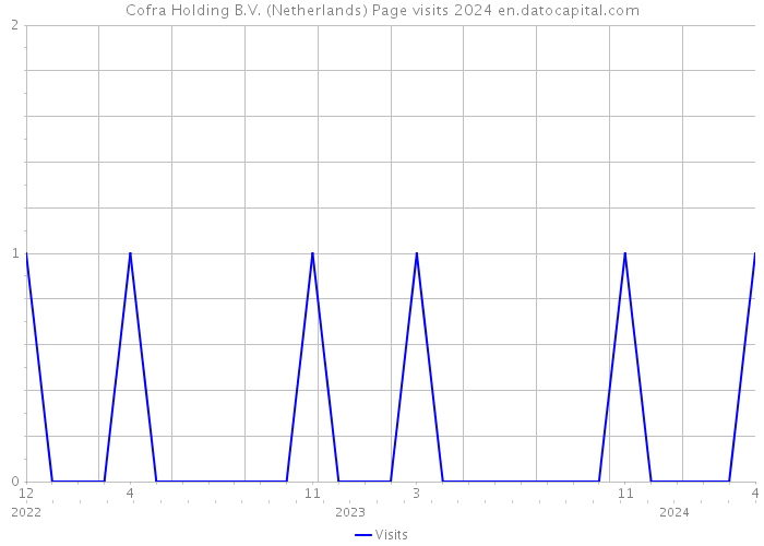 Cofra Holding B.V. (Netherlands) Page visits 2024 