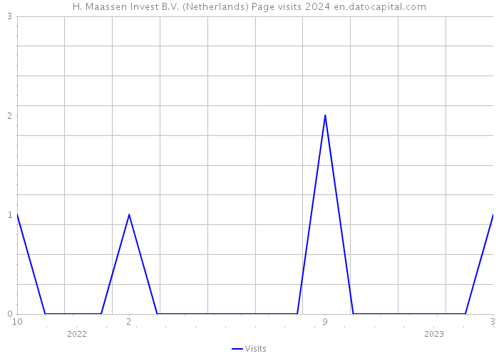 H. Maassen Invest B.V. (Netherlands) Page visits 2024 
