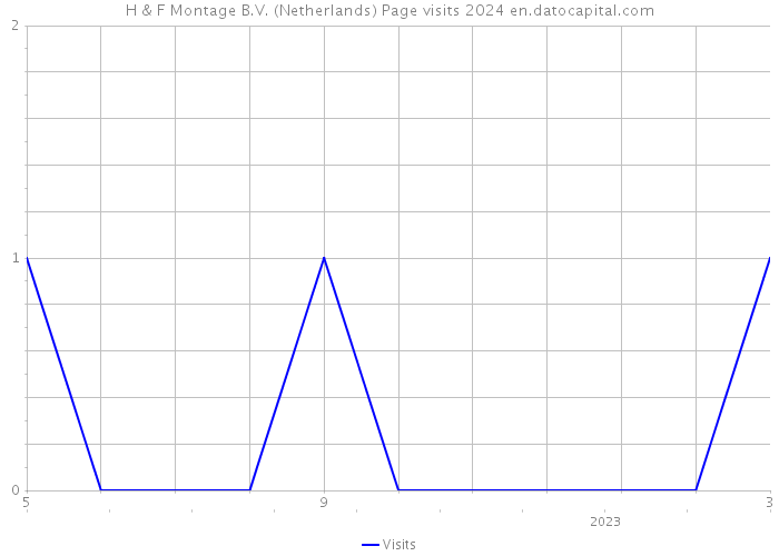 H & F Montage B.V. (Netherlands) Page visits 2024 