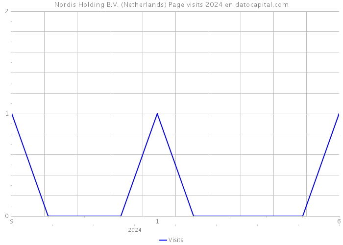 Nordis Holding B.V. (Netherlands) Page visits 2024 
