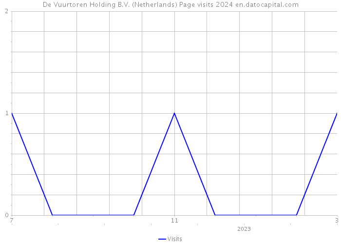 De Vuurtoren Holding B.V. (Netherlands) Page visits 2024 