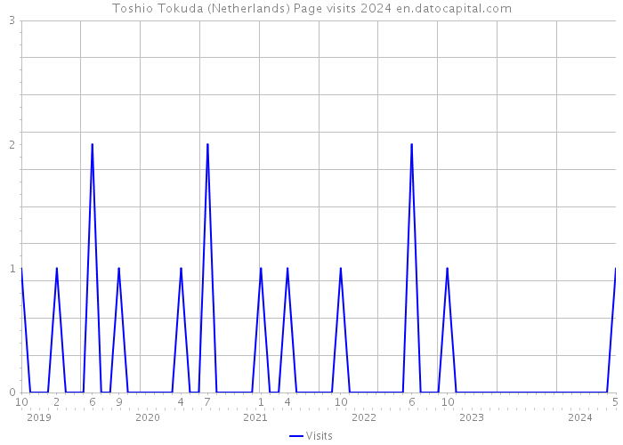 Toshio Tokuda (Netherlands) Page visits 2024 