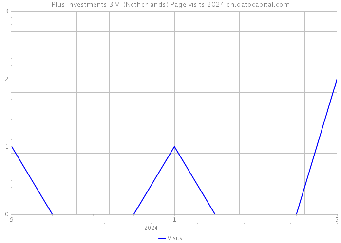 Plus Investments B.V. (Netherlands) Page visits 2024 