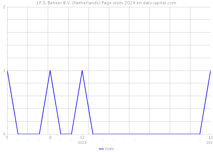J.P.S. Beheer B.V. (Netherlands) Page visits 2024 