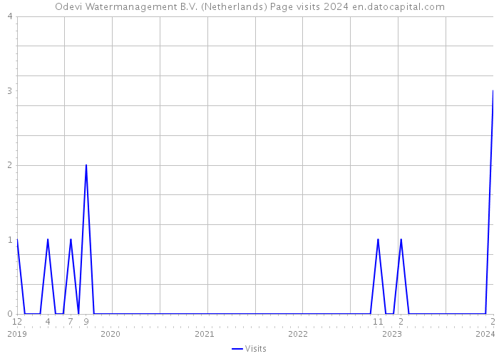 Odevi Watermanagement B.V. (Netherlands) Page visits 2024 
