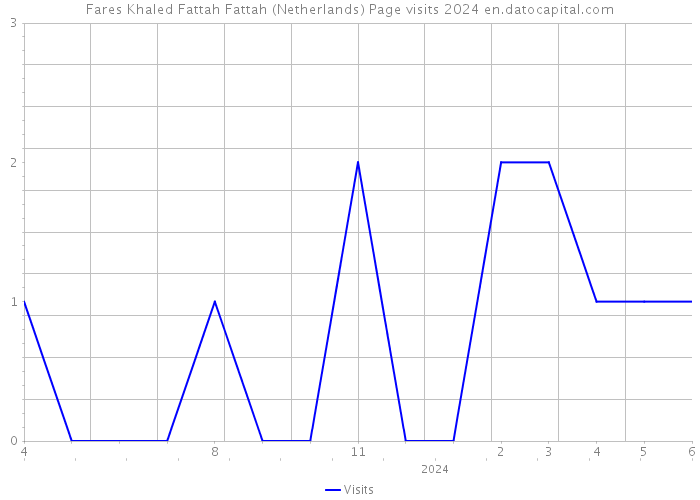 Fares Khaled Fattah Fattah (Netherlands) Page visits 2024 