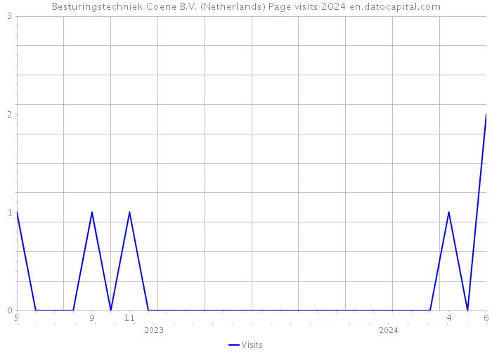 Besturingstechniek Coene B.V. (Netherlands) Page visits 2024 