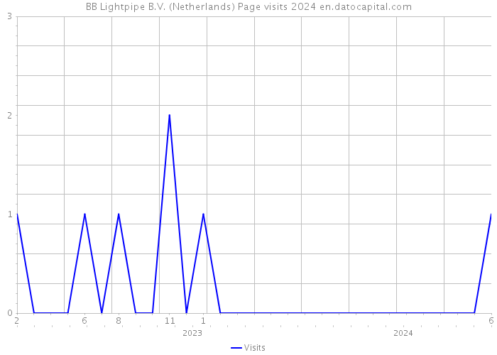 BB Lightpipe B.V. (Netherlands) Page visits 2024 