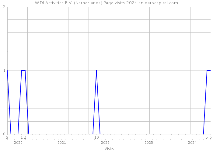 WIDI Activities B.V. (Netherlands) Page visits 2024 