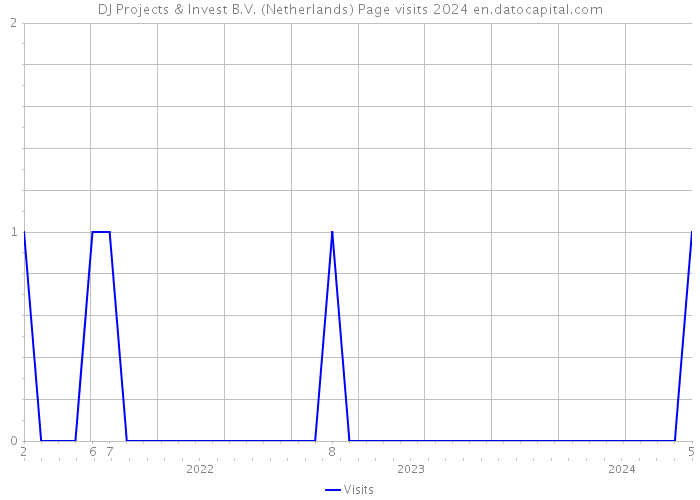 DJ Projects & Invest B.V. (Netherlands) Page visits 2024 