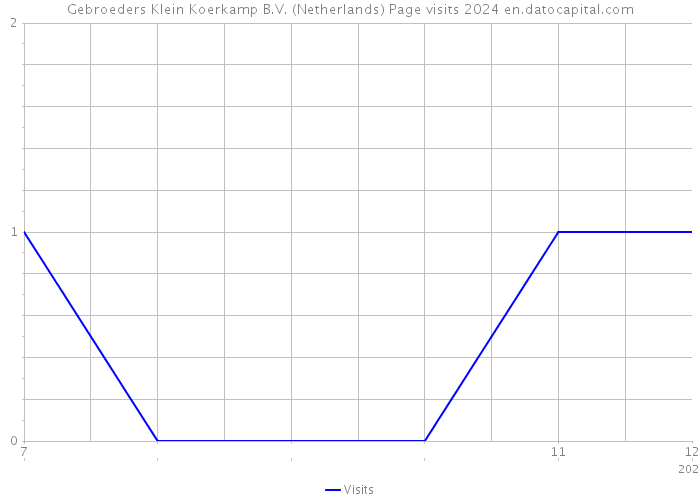Gebroeders Klein Koerkamp B.V. (Netherlands) Page visits 2024 