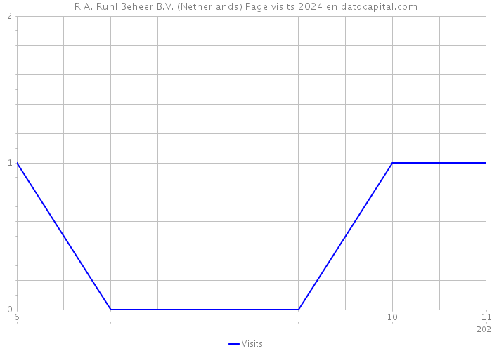R.A. Ruhl Beheer B.V. (Netherlands) Page visits 2024 