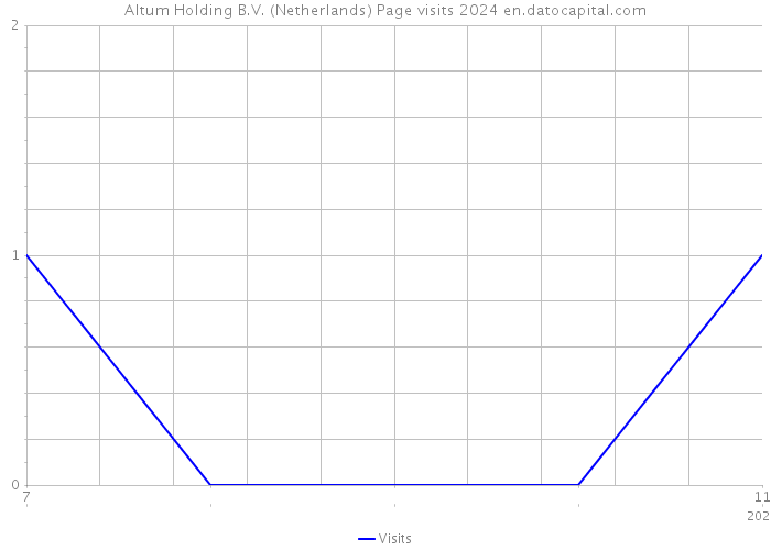 Altum Holding B.V. (Netherlands) Page visits 2024 