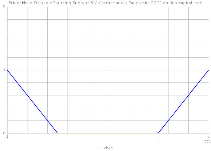 BridgeHead Strategic Sourcing Support B.V. (Netherlands) Page visits 2024 