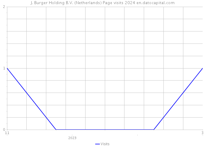 J. Burger Holding B.V. (Netherlands) Page visits 2024 