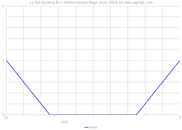 J.J. Pel Holding B.V. (Netherlands) Page visits 2024 