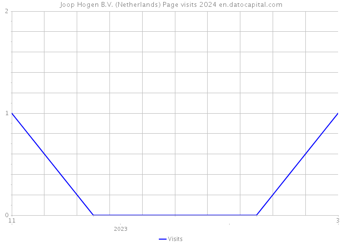 Joop Hogen B.V. (Netherlands) Page visits 2024 