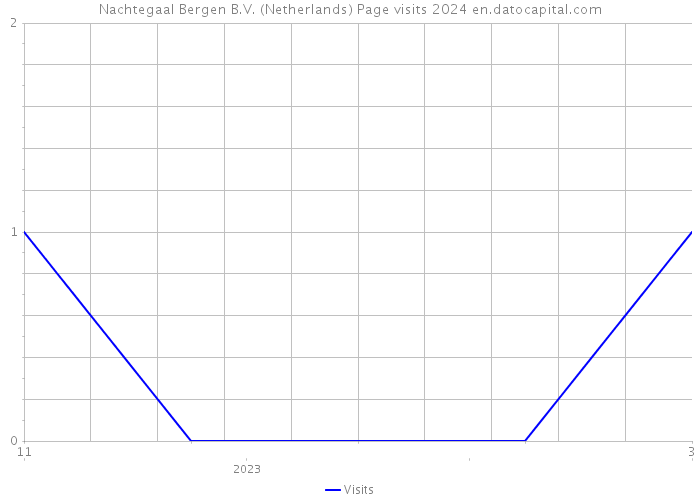 Nachtegaal Bergen B.V. (Netherlands) Page visits 2024 