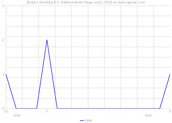 Enders Holding B.V. (Netherlands) Page visits 2024 
