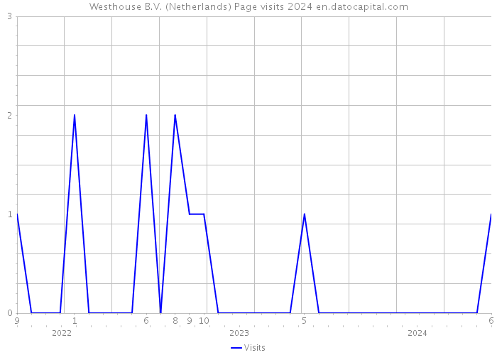Westhouse B.V. (Netherlands) Page visits 2024 