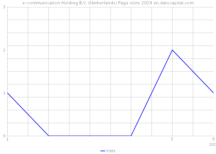 e-communication Holding B.V. (Netherlands) Page visits 2024 