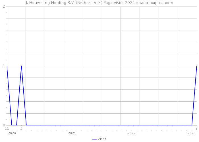 J. Houweling Holding B.V. (Netherlands) Page visits 2024 