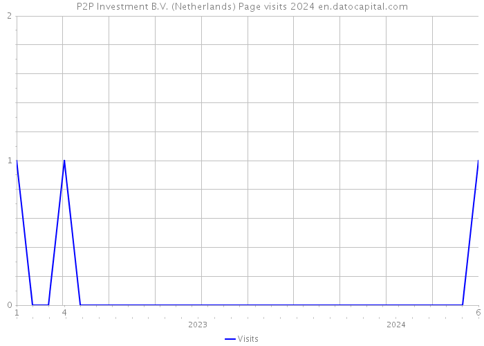 P2P Investment B.V. (Netherlands) Page visits 2024 