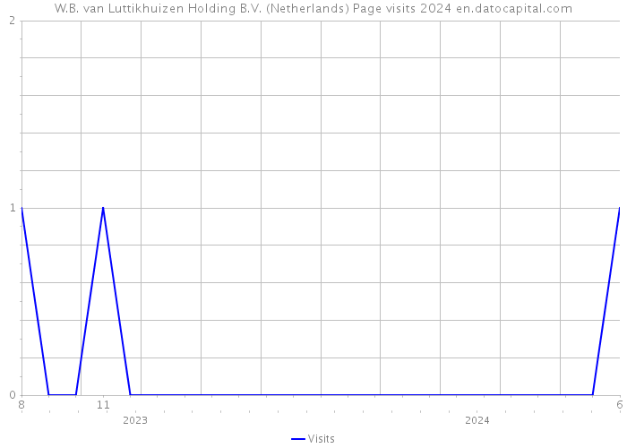 W.B. van Luttikhuizen Holding B.V. (Netherlands) Page visits 2024 