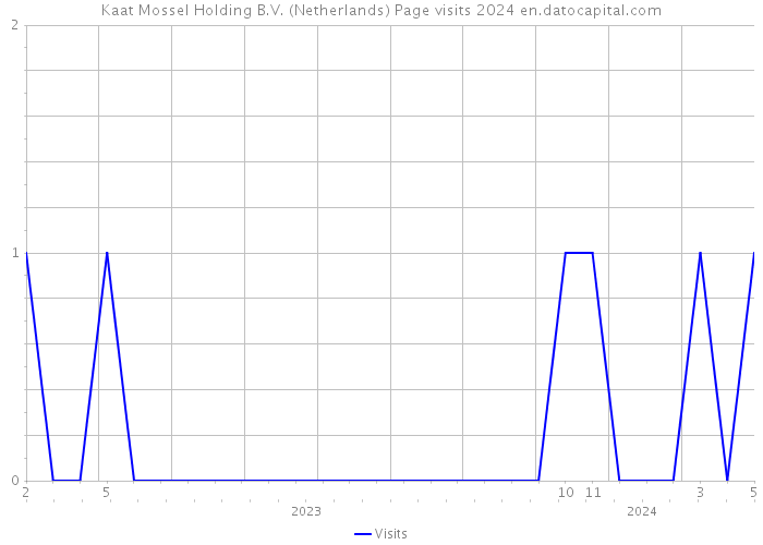 Kaat Mossel Holding B.V. (Netherlands) Page visits 2024 