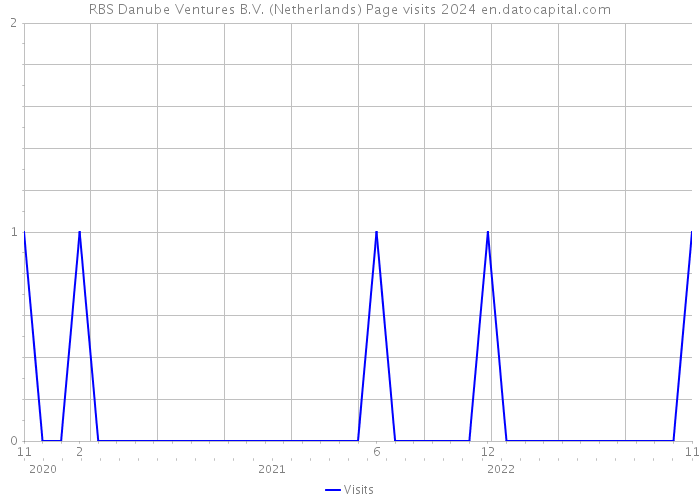 RBS Danube Ventures B.V. (Netherlands) Page visits 2024 