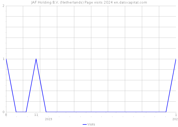 JAF Holding B.V. (Netherlands) Page visits 2024 