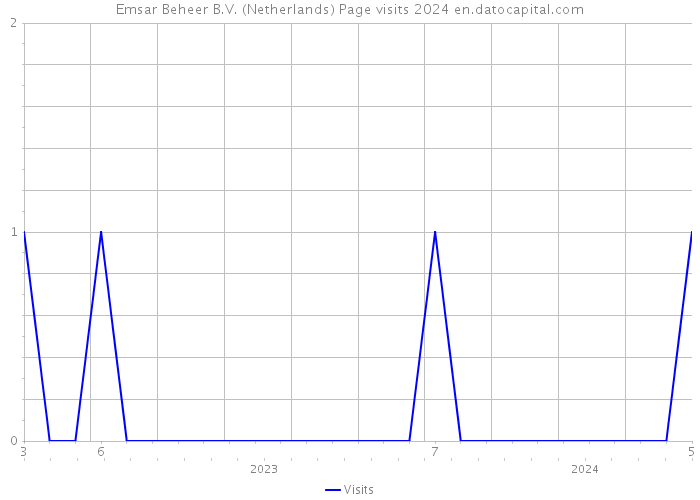 Emsar Beheer B.V. (Netherlands) Page visits 2024 