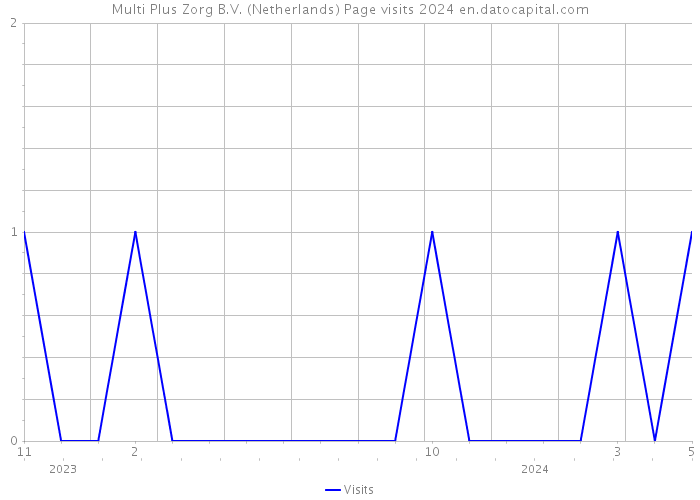 Multi Plus Zorg B.V. (Netherlands) Page visits 2024 