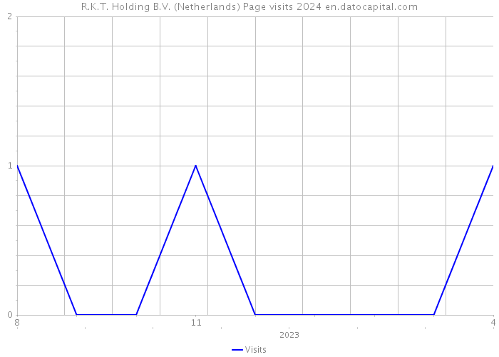 R.K.T. Holding B.V. (Netherlands) Page visits 2024 