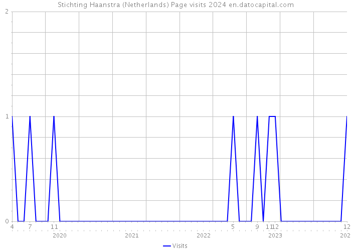 Stichting Haanstra (Netherlands) Page visits 2024 