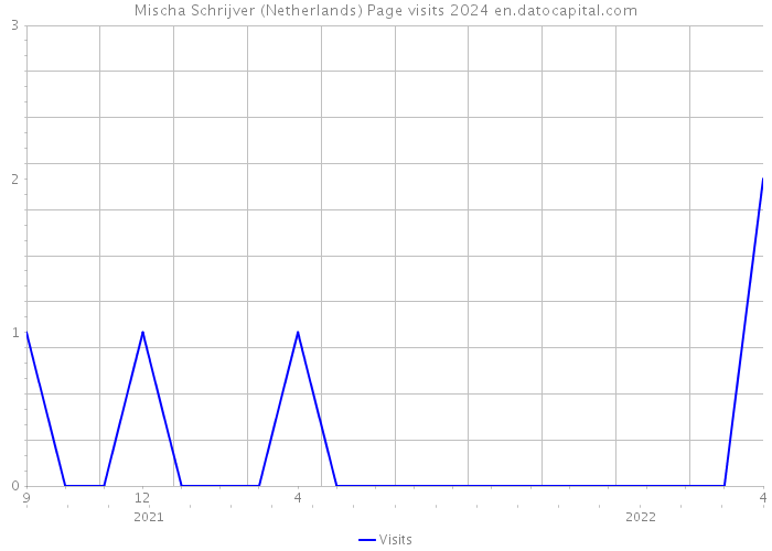 Mischa Schrijver (Netherlands) Page visits 2024 