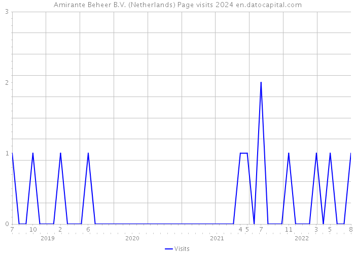 Amirante Beheer B.V. (Netherlands) Page visits 2024 