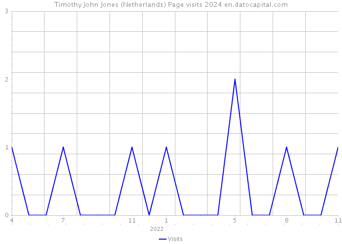 Timothy John Jones (Netherlands) Page visits 2024 