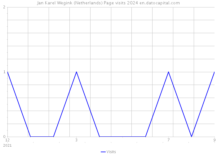 Jan Karel Wegink (Netherlands) Page visits 2024 