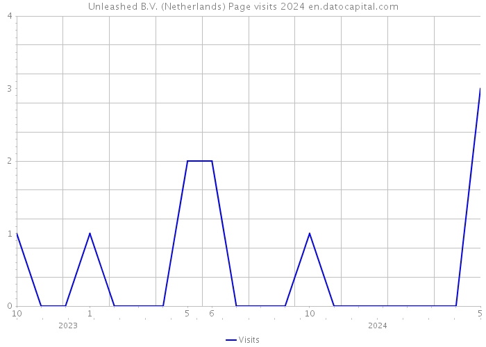 Unleashed B.V. (Netherlands) Page visits 2024 