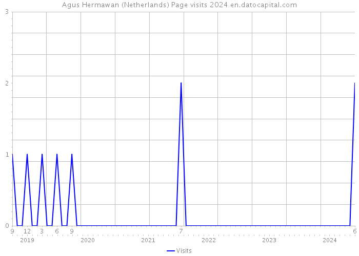 Agus Hermawan (Netherlands) Page visits 2024 
