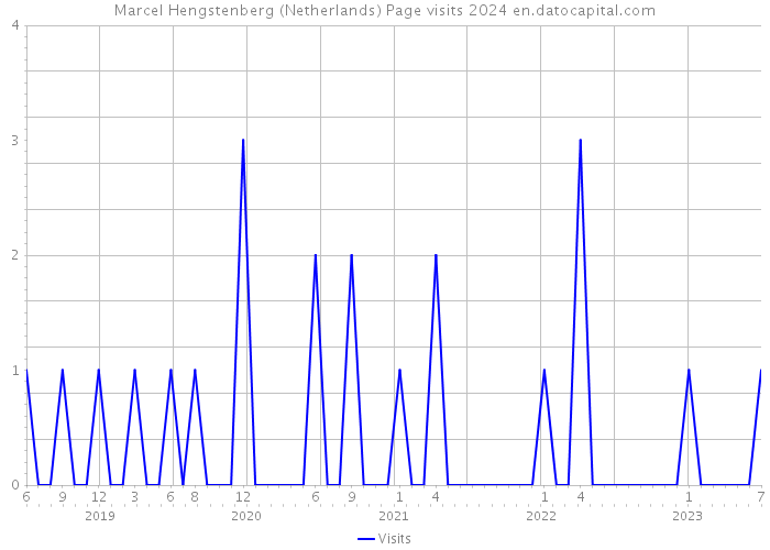 Marcel Hengstenberg (Netherlands) Page visits 2024 