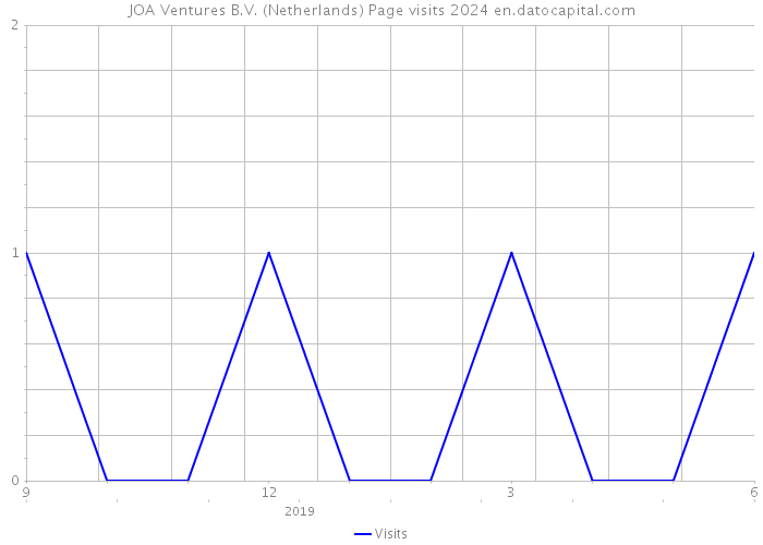 JOA Ventures B.V. (Netherlands) Page visits 2024 