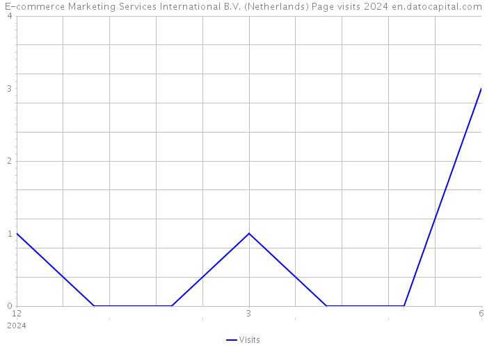E-commerce Marketing Services International B.V. (Netherlands) Page visits 2024 