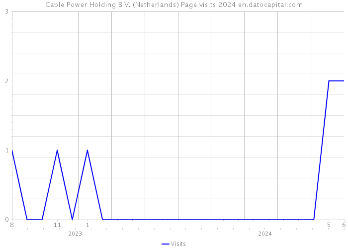 Cable Power Holding B.V. (Netherlands) Page visits 2024 
